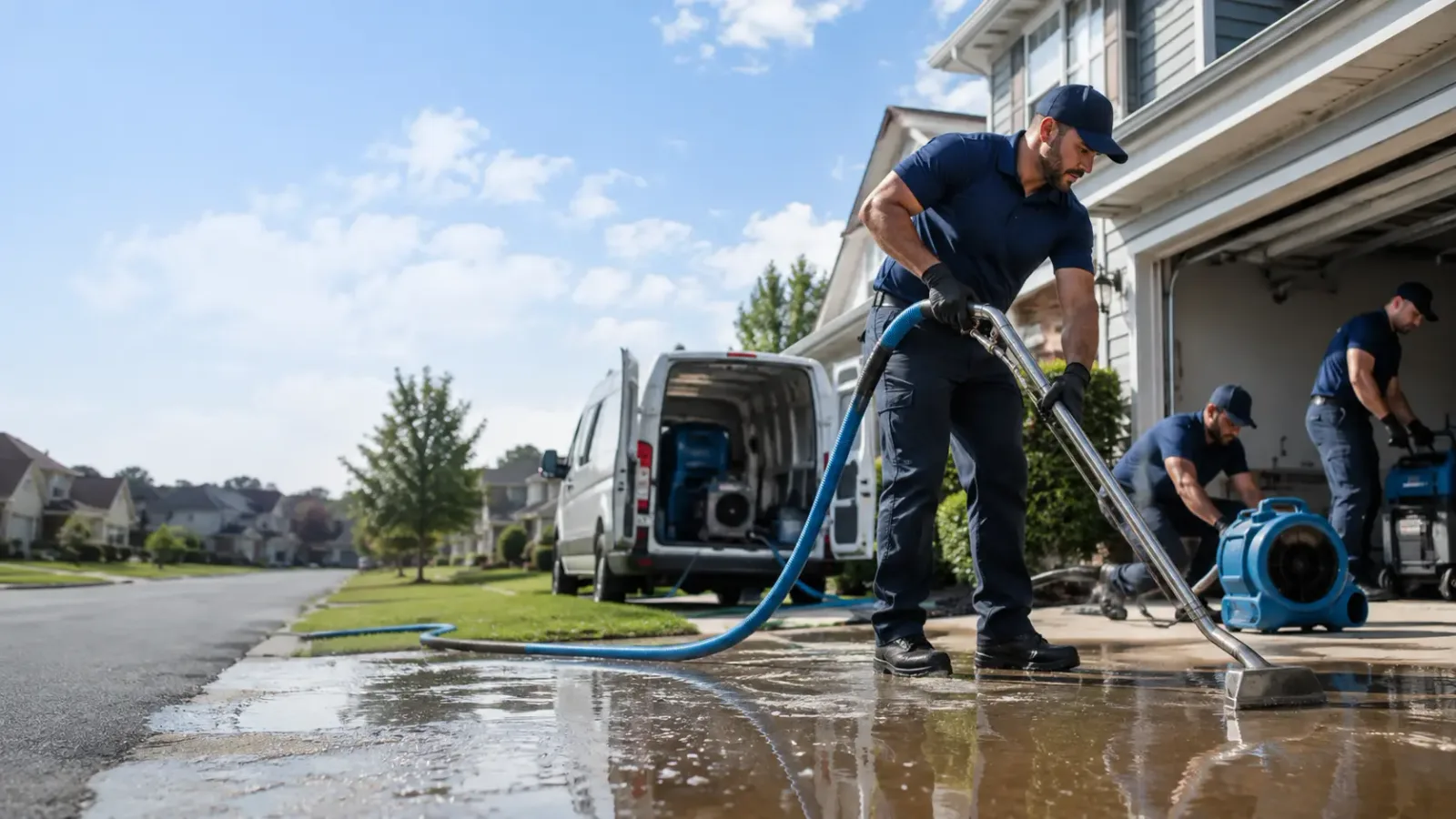 Flood Damage Restoration in Hydes, MD